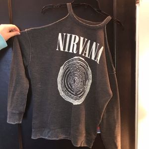 Nirvana Off the Shoulder Shirt